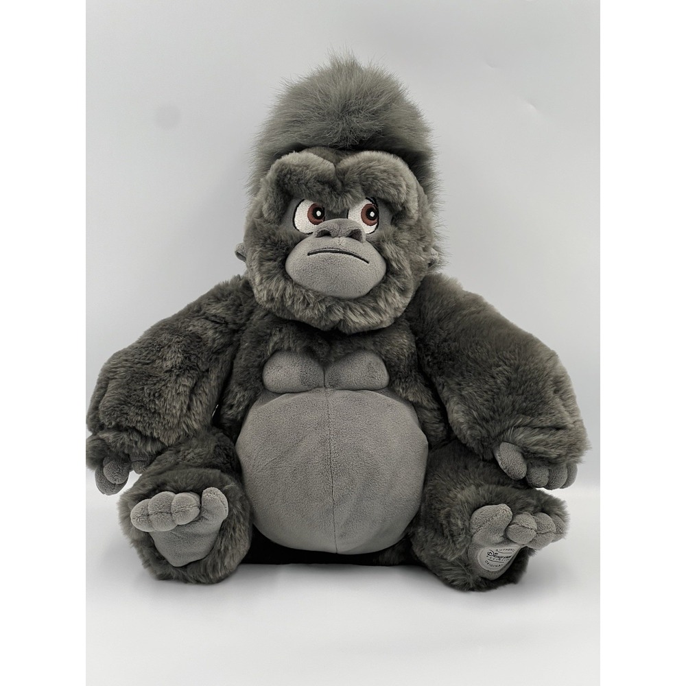 Disney Store Exclusive Tarzan Terk Gray Gorilla 14" Soft Plush